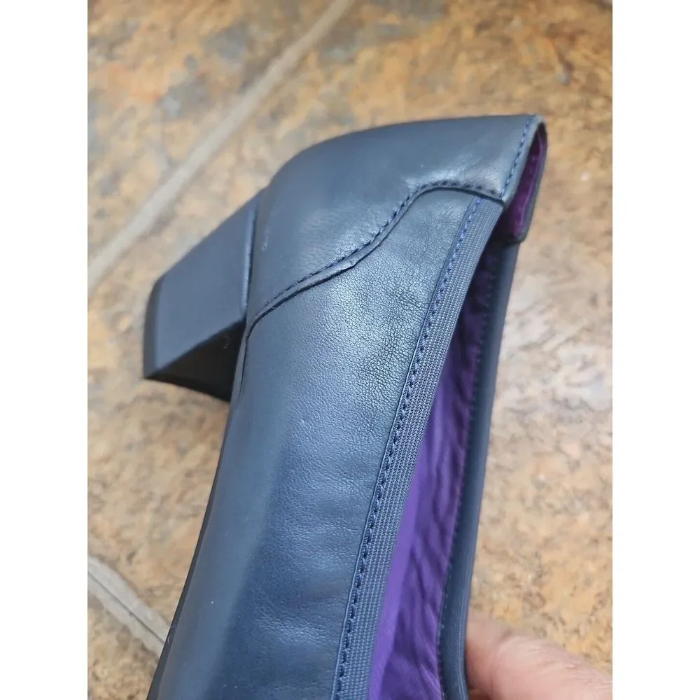 David Tate Women's Supreme leather Pump,Navy,7 M‎ US